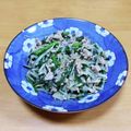 すうがん's cooksnap of when they made ニラ❀もやし❀挽肉❀のオイソイソー酢炒め.