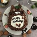Mくまこ's cooksnap of when they made 簡単❤トトロの立体キャラケーキ❤.