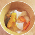クックE04FUY☆'s cooksnap of when they made ごろっとかぼちゃと油揚げのみそ汁.