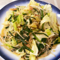 ホワイト餃子大久保's cooksnap of when they made 簡単！もやしとニラとキャベツの中華炒め.