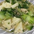 おねぎチョンチョン's cooksnap of when they made チンゲン菜と豆腐の中華そぼろあんかけ.