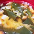 きよろんろん's cooksnap of when they made なめこ汁　～いつなめこを入れるか？～.