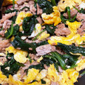 あ〜ゆ。's cooksnap of when they made ひき肉とほうれん草のオイスター炒め.