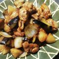 himeKK's cooksnap of when they made ＊鶏とじゃがいもとナスの甘辛炒め＊.