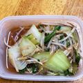 MEグッチ's cooksnap of when they made もやしとチンゲン菜のごまオイスター炒め.
