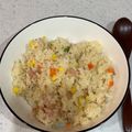 鬼喰い天狗's cooksnap of when they made 硬く炊けたご飯でピラフ風にアレンジ♪.