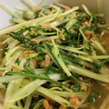 くましろー's cooksnap of when they made 鮭フレーク＆水菜のかんたんサッと炒め.