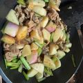 ぴー子丸's cooksnap of when they made カブと豚肉のオイスターソース炒め♪.