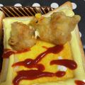 秀狼1011's cooksnap of when they made 食パンアレンジ☆からあげたまご.