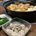 ぐにゅまる's cooksnap of when they made ☆シメはお蕎麦で！鶏つみれのごぼう鍋♪.