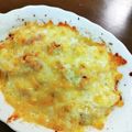 チーズポンデケージョ's cooksnap of when they made 簡単　ジャガイモとベーコンのグラタン.