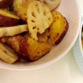aaikoo's cooksnap of when they made 鶏肉と薩摩芋と蓮根のハニーマスタード炒め.