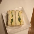 みるく茶's cooksnap of when they made 朝食☆ほうれん草卵サラダサンドイッチ.