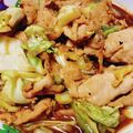 hiromioryo's cooksnap of when they made 豚こまの味噌ニンニクしょうが丼.