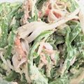 ゆけり３兄弟's cooksnap of when they made レンジ３分ピーマンカニカマ胡麻マヨサラダ.