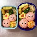 Chaaa_room's cooksnap of when they made 星のカービィのキャラ弁.
