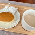 まこさんど's cooksnap of when they made 超簡単☆北海道蒸しチーズケーキを高級に！.