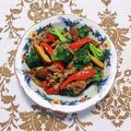 コムギ大好き's cooksnap of when they made 絶品中華♪ 牛肉とブロッコリーの中華炒め.