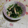 くネコまろす's cooksnap of when they made 鶏むね肉とほうれん草の胡麻和え.