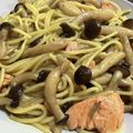 みもらちゃん's cooksnap of when they made 鮭としめじで★和風パスタ.