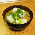 Asato★'s cooksnap of when they made この時期嬉しい豚汁♡お好み野菜で温まろ♪.