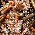 ふぁんころ's cooksnap of when they made 太きんぴらごぼう ー素朴味ー.