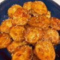 クック2UOE4J☆'s cooksnap of when they made 豚ひき肉でレンコンはさみ焼き.