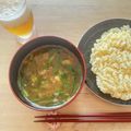 一番星寿美次郎's cooksnap of when they made サッポロ一番塩らーめんで簡単濃厚つけ麺！.