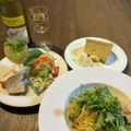 riribebe's cooksnap of when they made パクチーとエビのパスタ.