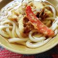 花時計咲いた's cooksnap of when they made 舞茸の天ぷらうどん(^^♪.