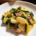 Rico430's cooksnap of when they made かぶ丸ごと使用☆かぶと豚肉の味噌炒め.