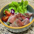 Laufen's cooksnap of when they made カブと生ハムのおつまみサラダ.