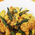 ｅｋ４'s cooksnap of when they made ☆お弁当に！すぐできる！オクラの卵とじ☆.