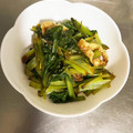 みるく大福's cooksnap of when they made ちぢみ雪菜と油揚げの簡単煮物.