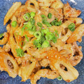__おもち's cooksnap of when they made ご飯が進む！豚こまとちくわのオイマヨ炒め.