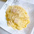 プー♡'s cooksnap of when they made 簡単！豆乳♡カルボナーラパスタ.