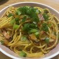 ぎょうざ好きうめりー's cooksnap of when they made 簡単！タコとベーコンの和風パスタ！.