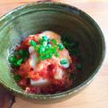 ちーまぐ's cooksnap of when they made お餅アレンジ！もちキムチーズ♪♪.