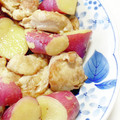 Pallotta's cooksnap of when they made 鶏とさつまいもの甘辛煮.