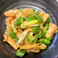 azbjbn's cooksnap of when they made ピーマンと厚揚げの豆板醤炒め.