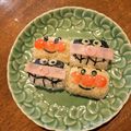 りやっちママ's cooksnap of when they made キャラ弁♪アンパンマン＆バイキンマン.