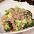 mngyui's cooksnap of when they made ブロッコリーの白だしひき肉あんかけ♪.