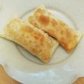 ルルとロロ's cooksnap of when they made 子供が喜ぶ！餃子の皮のささみチーズまき！.