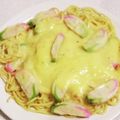 私市ビッキーズ津門巳's cooksnap of when they made 焼きそばカルボナーラ.