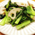 かなりんココりん's cooksnap of when they made 蓮根と小松菜の炒め物.