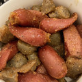 Happycoku's cooksnap of when they made こんにゃくとソーセージの炒めもの.