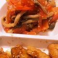 ♡Coco⋈'s cooksnap of when they made 【糖質オフ】人参ときのこのきんぴら.
