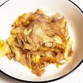 はちみつlove's cooksnap of when they made 豚しゃぶとキャベツのウスターソース炒め.