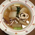 こめっこ♡'s cooksnap of when they made イカと根菜の食べる和風スープ.