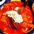 スナックパイン32's cooksnap of when they made ロシア人による本格ボルシチ！.